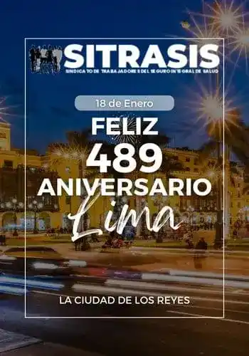 El 18 de enero de 2024 se celebra el 489 aniversario de la fundación de Lima, la capital de Perú. Este día también se conoce como el Día de Lima.